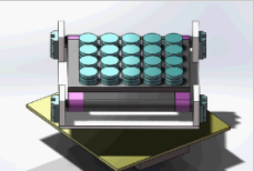 我司為某包裝機(jī)械公司設(shè)計(jì)的90度轉(zhuǎn)運(yùn)裝置