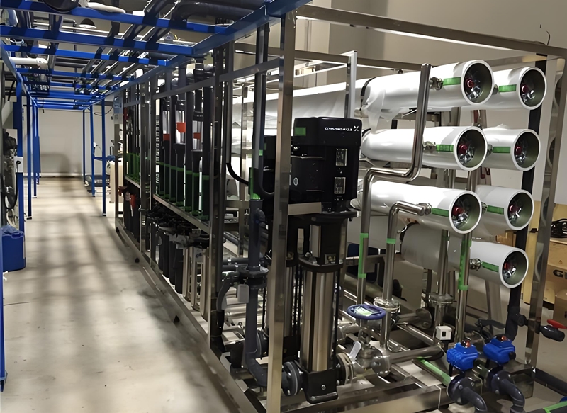 某電動汽車廠純水+超濾自控系統